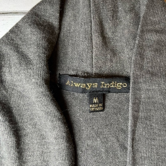 𝅺GRAY Cardigan by Always Indigo - Picture 12 of 12
